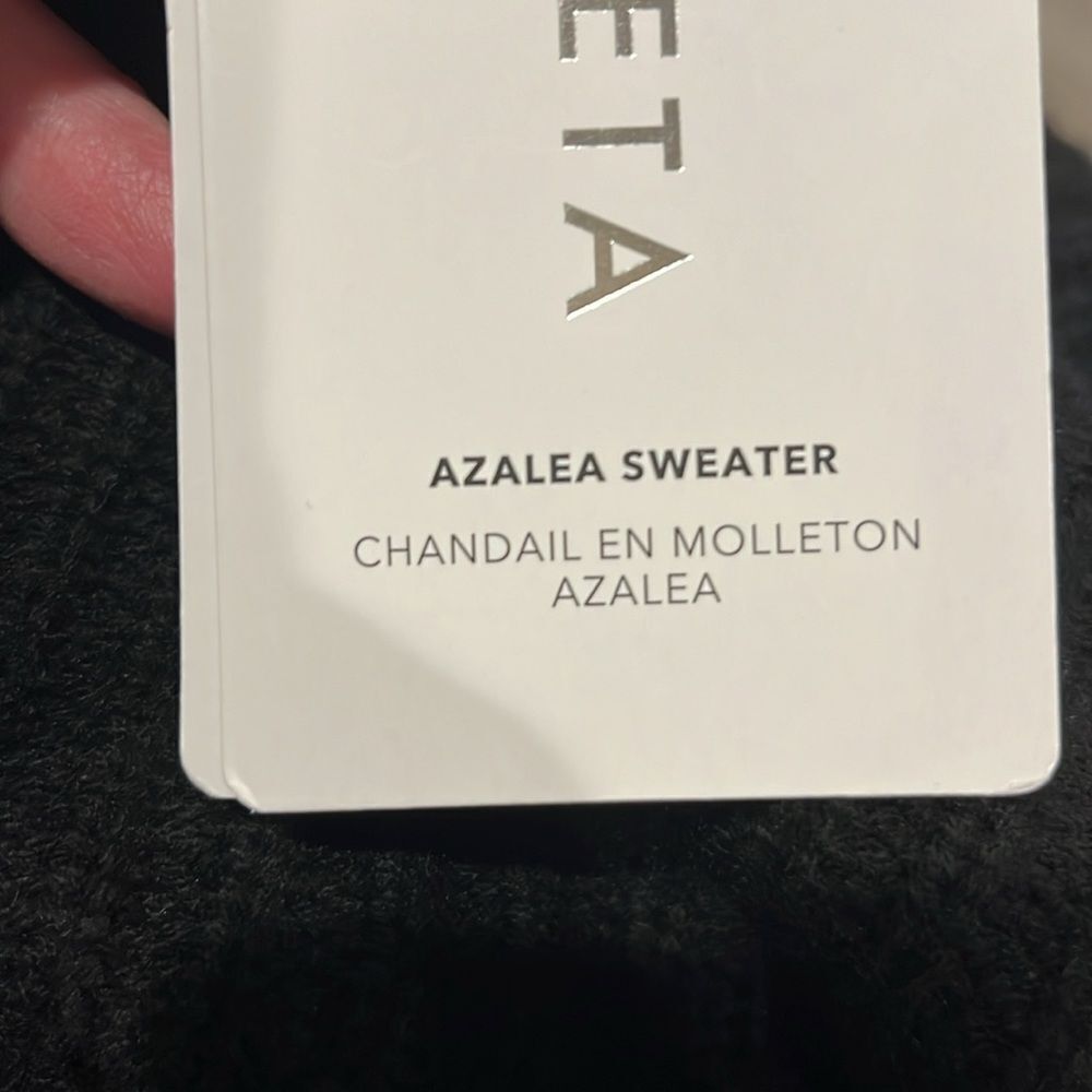 NWT Athleta Black Azalea Sweater Size Small - Picture 5 of 10